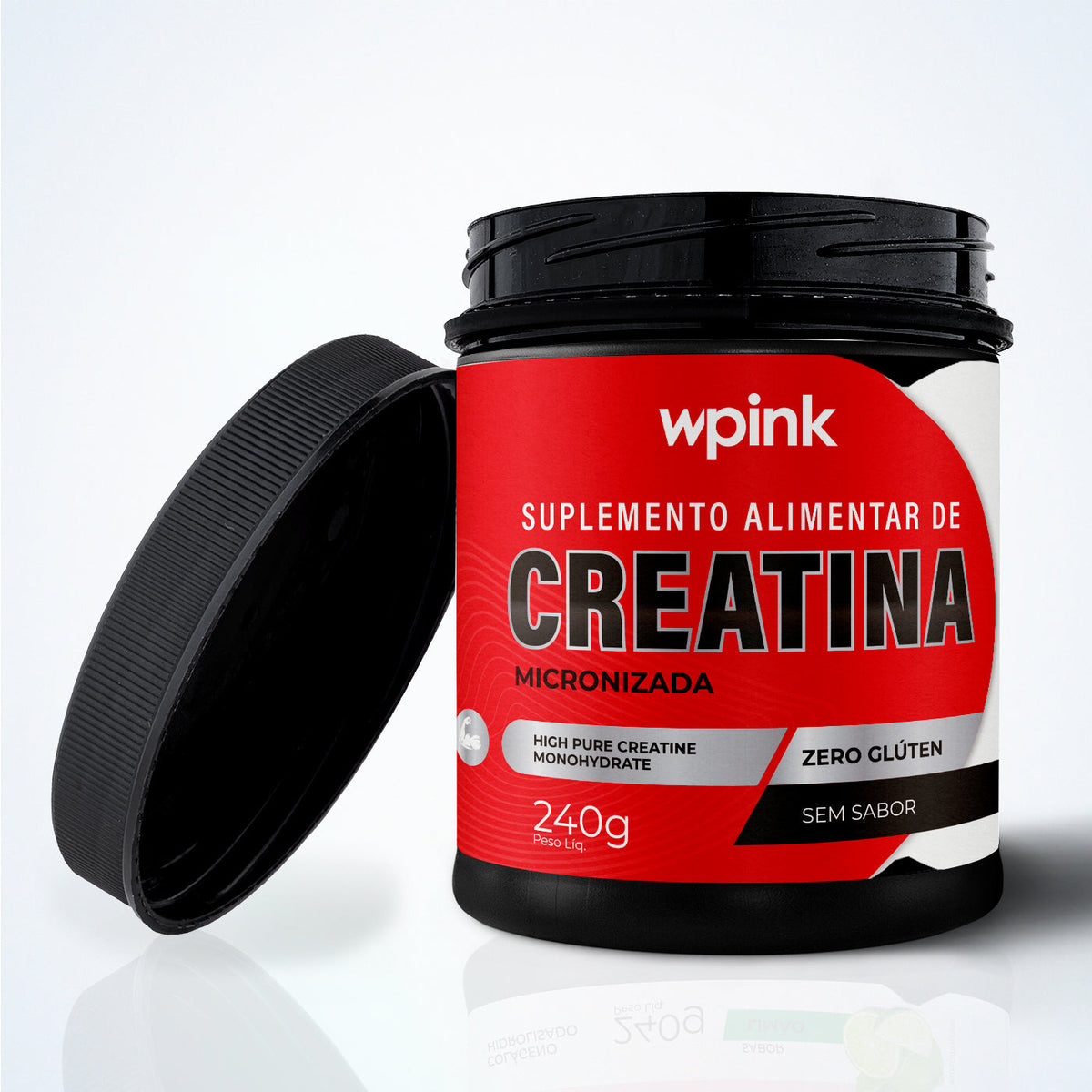 creatina sem sabor - 240g – wp