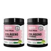 2 colágenos pink mom - limão - 240g - wp [Pré Black-friday]